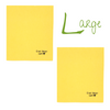 Wholesale Nature Color Series Multicolor Sponge Cloth (Pack of 15 Regular + 15 Large)