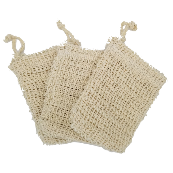 Organic Cotton Soap Saver Bags | Pack of 3