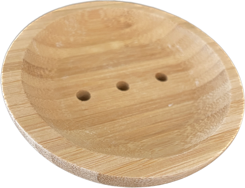 Bamboo Dish for Soap (Round)