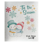 Tis The Season Snowmen  - Regular Sponge Cloth (One)