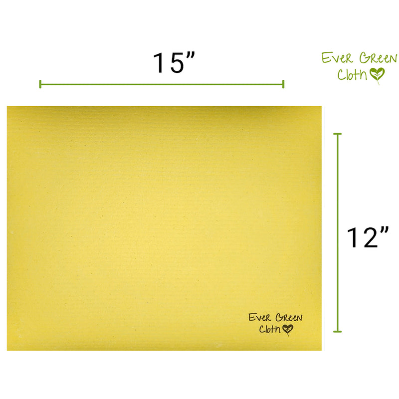 EXTRA LARGE Yellow - Nature Color Sponge Cloth (One)