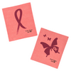 Breast Cancer Awareness Pink Ribbon Sponge Cloth - Regular - (Pack of 2 cloths)