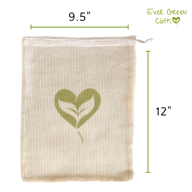 Cotton Mesh Bag - REGULAR (Set of 8 Bags)
