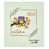 Hello Autumn - Owl Sponge Cloth - Regular - (One)