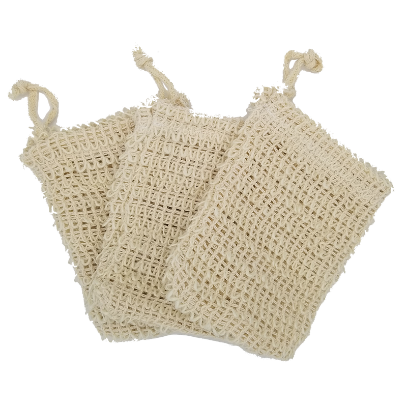 Soap Saver Cotton Mesh Bag (Set of 3)