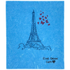 Ever Green Cloth - Large Sponge Cloth Eiffel Tower / Paris Print