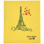 Ever Green Cloth - Large Sponge Cloth Eiffel Tower / Paris Print