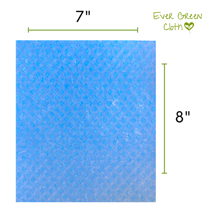 Swedish Dishcloth - Ever Green Sponge Cloth  - Blue