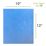 Ever Green Cloth - Blue Large Sponge Cloth Measurements